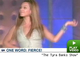 Beyonce on the catwalk