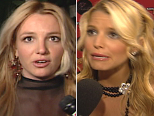 Britney Spears and Jessica Simpson