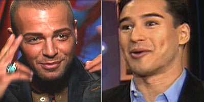 Joey Lawrence and Mario Lopez
