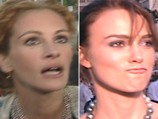 Julia Robers and Keira Knightley