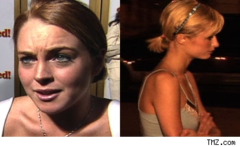 Lindsay lohan and paris hilton