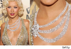 Christina Aguilera wearing Lorraine Schwartz