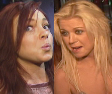 Lindsay Lohan and Tara Reid as childhood soap opera stars
