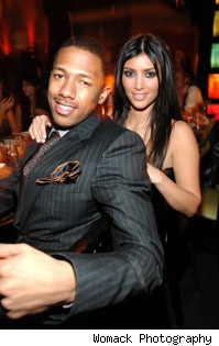 Nick Cannon and Kim Kardashian