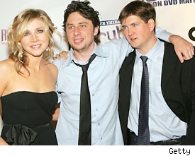 Sarah Chalke, Zach Braff, Bill Lawrence