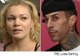 Shanna Moakler and Travis Barker