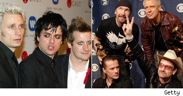 Green Day and U2