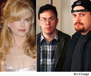 Nicole Kidman and Andy Wachowki and Larry Wachowski