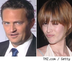 Matthew Perry and Lizzy Caplan