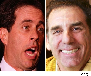 Jerry Seinfeld and Michael Richards