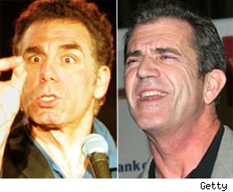 Mel Gibson and Michael Richards