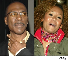 Eddie Murphy and Melanie Brown