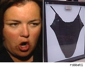 Rosie O'Donnell and an XL teddy