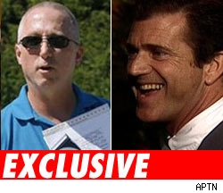 James Mee and Mel Gibson