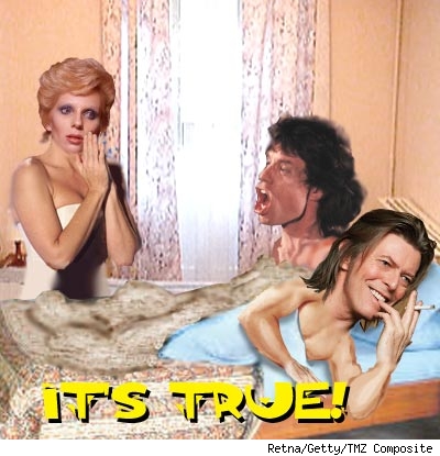 Jagger and Bowie