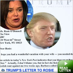 trump's letter to rosie