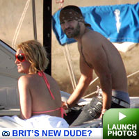 Brit's new dude? gallery: Click to launch photos