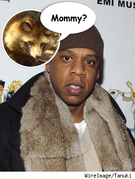 Jay-Z and his dog fur. 
