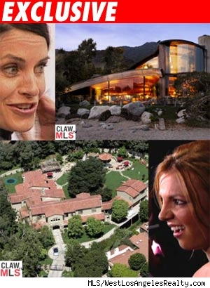 Courtney Cox, Britney Spears' estates
