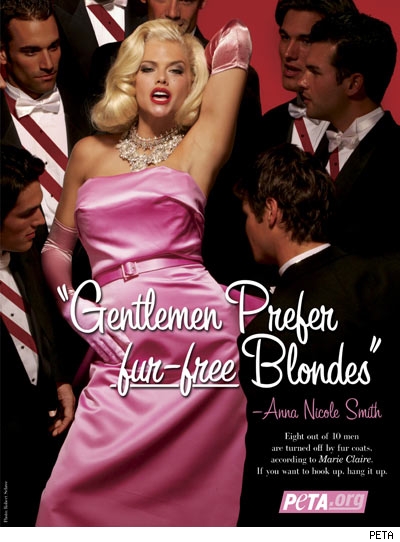 Anna Nicole Smith's Peta AD