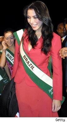 Former Miss Brazil Taiza Thomsen