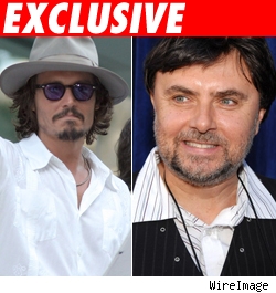 Johnny Depp and Gabor Csupo