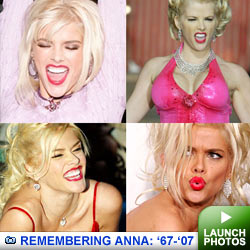 Remembering Anna Nicole Smith: Click to launch photos
