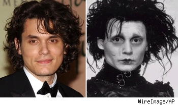 John Mayer resembles Edward Scissorhands