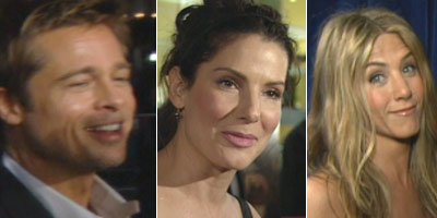 Brad Pitt Sandra Bullock Jen Aniston