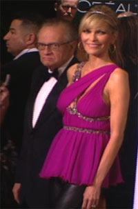Larry King and wife