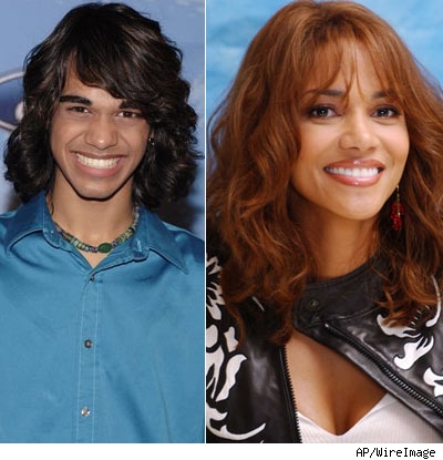 Sanjaya and Halle Berry