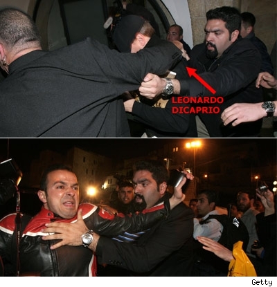 Leo DiCaprio's bodyguards arrested in Israel.