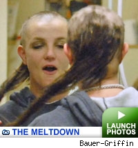 Britney's Meltdown photos: click to launch gallery