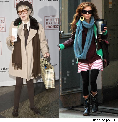 Elaine Stritch and Mary-Kate Olsen