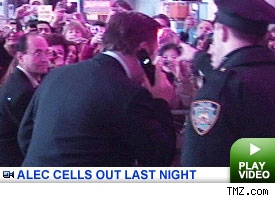 Alec cells out last night: Click to watch