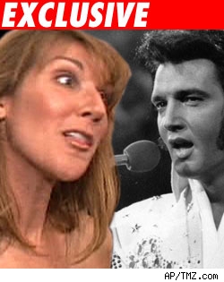 Celine Dion and Elvis Presley