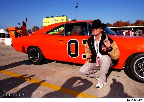 John Schneider with General Lee