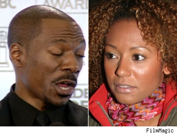 Eddie Murphy and Melanie Brown