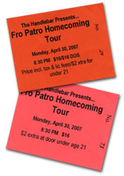 Fro Patro Homecoming Tour Tickets