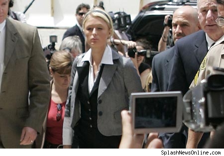 Paris enters court