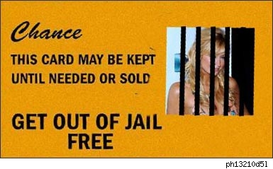 paris hilton monopoly card