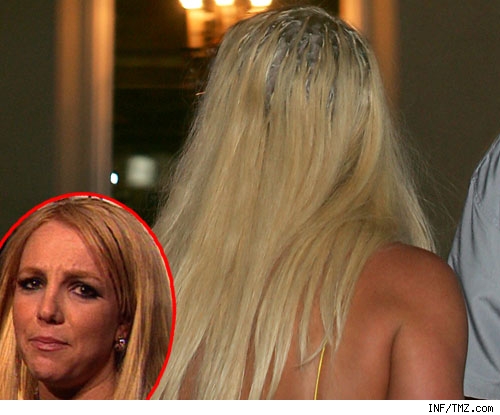 lindsay lohan hair extensions. Britney Spears -- hair hell!