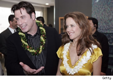 John Travolta and Kelly Preston