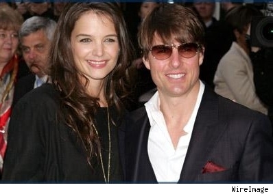 Tom Crusie and Katie Holmes