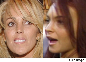 Dina Lohan and Lindsay Lohan