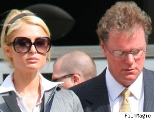 Paris Hilton and daddy Rick.