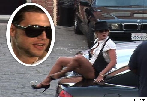 Britney with inset of Rotem
