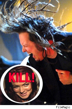 Korn and LIndsay Lohan
