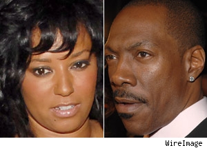 Melanie Brown and Eddie Murphy