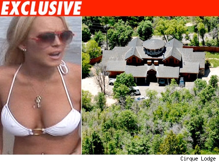 Lindsay Lohan and Crique Lodge